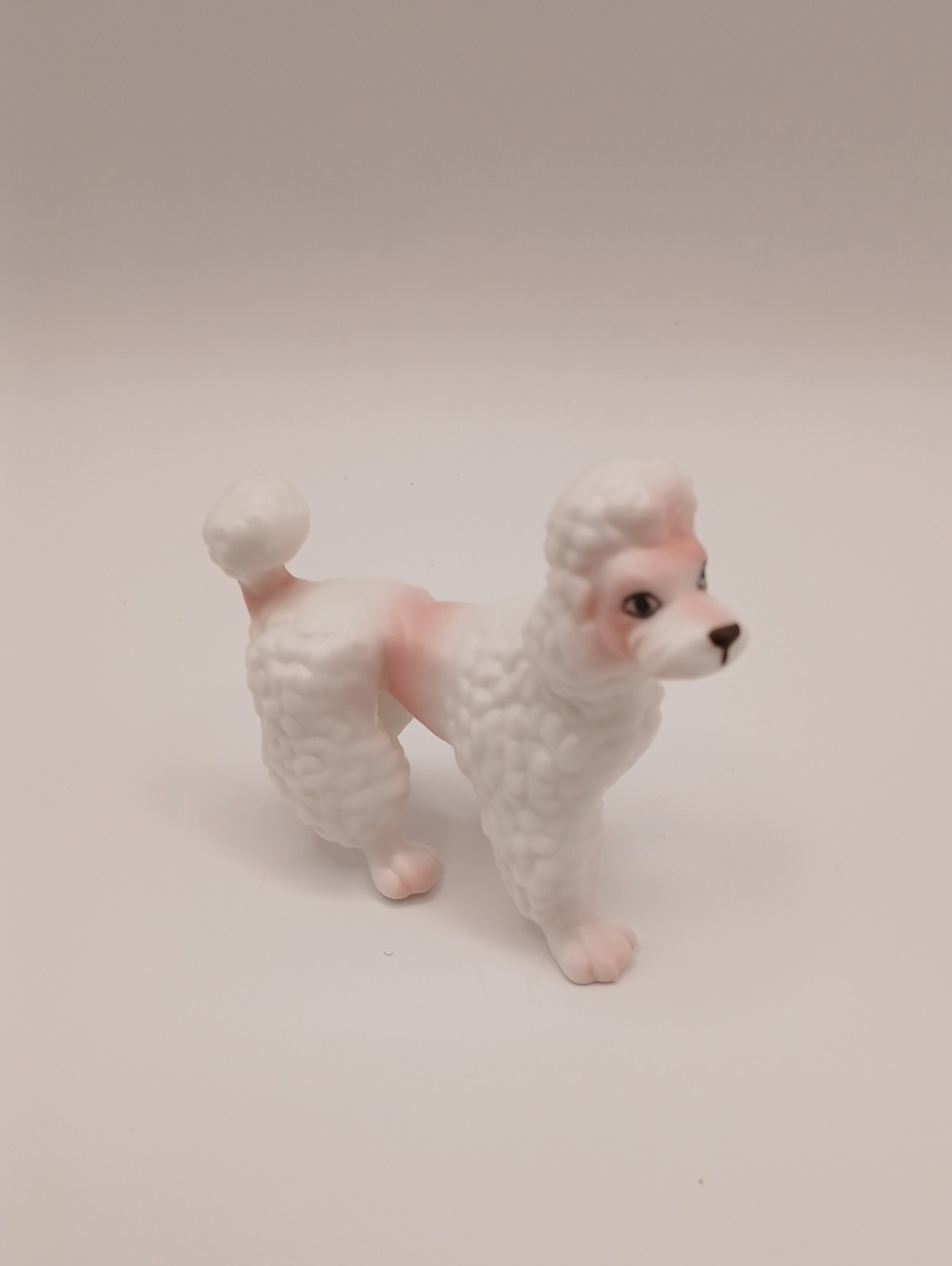 VTG Miniature Porcelain Poodle Dog Figurine